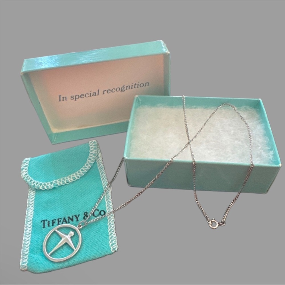 Tiffany & Co. 925 Silver Manpower Necklace